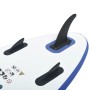 Blau-weißes aufblasbares Paddle-Board-Set von vidaXL, Paddleboards - Ref: Foro24-91582, Preis: 176,78 €, Rabatt: %