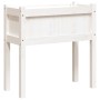 Planter with solid pine wood legs 70x31x70 cm by , Pots and planters - Ref: Foro24-837556, Price: 47,99 €, Discount: %