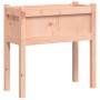 Jardineras con patas 2 uds madera maciza de abeto Douglas de , Maceteros y jardineras - Ref: Foro24-837561, Precio: 68,16 €, ...