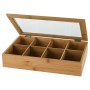 Excellent Houseware Caja de té con 8 compartimentos bambú de , Fiambreras - Ref: Foro24-447454, Precio: 20,82 €, Descuento: %