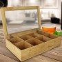 Excellent Houseware Caja de té con 8 compartimentos bambú de , Fiambreras - Ref: Foro24-447454, Precio: 20,82 €, Descuento: %