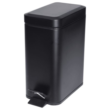 Excellent Houseware Cubo de basura con pedal negro mate 5 L de , Cubos de la basura y papeleras - Ref: Foro24-447456, Precio:...