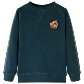 Moosgrünes Kinder-Sweatshirt 140 von , Kinder-T-Shirts - Ref: Foro24-13398, Preis: 12,99 €, Rabatt: %