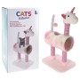 Pets Collection Pink Unicorn Cat Scratcher 40x30x85 cm by , Cat furniture - Ref: Foro24-447437, Price: 50,48 €, Discount: %