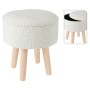 Home&Styling Stool with ivory white storage Ø28.7x33.8 cm by , Folding stools and chairs - Ref: Foro24-447461, Price: 34,99 €...