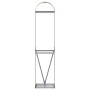 Leñero de acero galvanizado marrón claro 40x45x170 cm de , Bolsas y soportes de leña - Ref: Foro24-364578, Precio: 51,09 €, D...