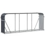 Galvanized steel anthracite gray firewood rack 234x45x100 cm by , Firewood bags and holders - Ref: Foro24-364565, Price: 67,5...