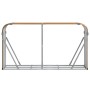 Leñero de acero galvanizado marrón claro 180x45x100 cm de , Bolsas y soportes de leña - Ref: Foro24-364584, Precio: 56,02 €, ...