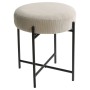 Home&Styling Off-white and black stool Ø36x42 cm by , Folding stools and chairs - Ref: Foro24-447475, Price: 31,50 €, Discoun...