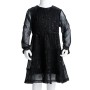 Vestido infantil de manga larga negro 128 de , Vestidos de niños - Ref: Foro24-14885, Precio: 15,57 €, Descuento: %