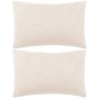 Cojines de tela blanco crudo 40x60 cm 2 unidades de , Cojines - Ref: Foro24-132949, Precio: 27,24 €, Descuento: %