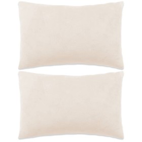 Off-white fabric cushions 40x60 cm 2 units by , Cushions - Ref: Foro24-132949, Price: 27,99 €, Discount: %