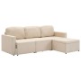 Modulares 3-Sitzer-Schlafsofa aus cremefarbenem Stoff von , Sofas - Ref: Foro24-288786, Preis: 512,65 €, Rabatt: %