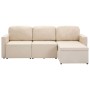 Modulares 3-Sitzer-Schlafsofa aus cremefarbenem Stoff von , Sofas - Ref: Foro24-288786, Preis: 512,65 €, Rabatt: %