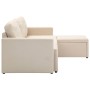 Modulares 3-Sitzer-Schlafsofa aus cremefarbenem Stoff von , Sofas - Ref: Foro24-288786, Preis: 512,65 €, Rabatt: %