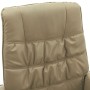 Cappuccino synthetic leather recliner and footrest by , Armchairs - Ref: Foro24-320123, Price: 182,63 €, Discount: %