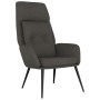 Dark Gray Faux Suede Leather Relaxation Armchair by , Armchairs - Ref: Foro24-341282, Price: 120,42 €, Discount: %