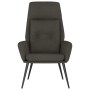 Dark Gray Faux Suede Leather Relaxation Armchair by , Armchairs - Ref: Foro24-341282, Price: 120,42 €, Discount: %