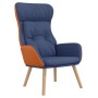 Sillón de relax de tela y PVC azul de , Sillones - Ref: Foro24-341305, Precio: 107,24 €, Descuento: %