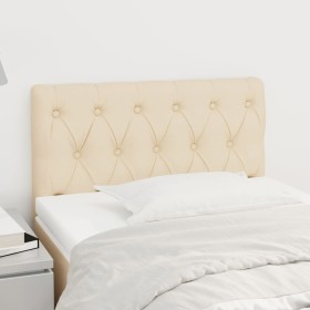 Cream fabric headboard 80x7x78/88 cm by , Headboards and footboards - Ref: Foro24-346303, Price: 51,10 €, Discount: %