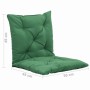 Rocker cushions 2 units green 50 cm by , Cushions for chairs and sofas - Ref: Foro24-47633, Price: 34,99 €, Discount: %