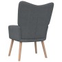 Dunkelgrauer Stoff-Entspannungssessel mit Fußstütze von , Sessel - Ref: Foro24-327931, Preis: 122,89 €, Rabatt: %