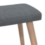 Dunkelgrauer Stoff-Entspannungssessel mit Fußstütze von , Sessel - Ref: Foro24-327931, Preis: 122,89 €, Rabatt: %