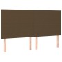 Headboards 4 units of dark brown fabric 90x5x78/88 cm by , Headboards and footboards - Ref: Foro24-3116069, Price: 121,99 €, ...