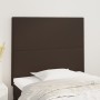 Headboards 2 units of brown synthetic leather 80x5x78/88 cm by , Headboards and footboards - Ref: Foro24-3116127, Price: 61,9...