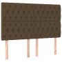 Headboards 4 units of dark brown fabric 80x7x78/88 cm by , Headboards and footboards - Ref: Foro24-3116677, Price: 147,64 €, ...