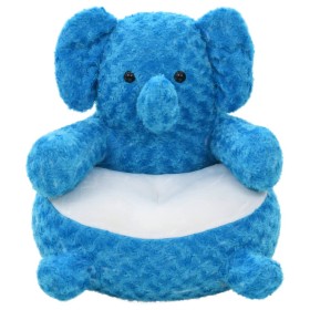 Blue stuffed elephant by vidaXL, Stuffed animals - Ref: Foro24-80240, Price: 42,99 €, Discount: %