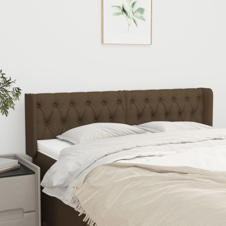 Dark gray fabric headboard 163x16x78/88 cm by , Headboards and footboards - Ref: Foro24-3119113, Price: 86,99 €, Discount: %