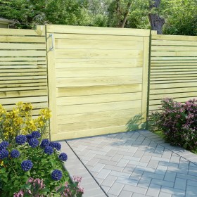 Impregnated pine wood fence gate 100x100 cm by vidaXL, garden gates - Ref: Foro24-45333, Price: 78,99 €, Discount: %