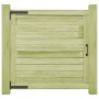 Puerta de valla de madera de pino impregnada 100x100 cm de vidaXL, Puertas de jardín - Ref: Foro24-45333, Precio: 78,96 €, De...