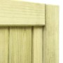 Puerta de valla de madera de pino impregnada 100x100 cm de vidaXL, Puertas de jardín - Ref: Foro24-45333, Precio: 78,96 €, De...