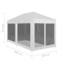 Celebration tent with 6 mesh walls 6x3 m by vidaXL, Tents and gazebos - Ref: Foro24-45110, Price: 118,99 €, Discount: %