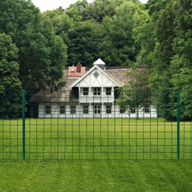 Euro Green Steel Fence 20x1 m by vidaXL, fence panels - Ref: Foro24-142811, Price: 154,43 €, Discount: %