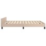 Estructura de cama cabecero cuero sintético capuchino 140x200cm de , Camas y somieres - Ref: Foro24-3125456, Precio: 244,99 €...