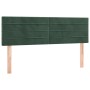 Box spring bed with dark green velvet mattress 140x200 cm by , Beds and slatted bases - Ref: Foro24-3127556, Price: 454,00 €,...