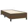 Box spring bed with dark brown fabric mattress 80x200 cm by , Beds and slatted bases - Ref: Foro24-3127760, Price: 329,50 €, ...