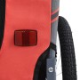 Remolque de bicicleta para mascotas rojo y negro de vidaXL, Cochecitos para mascotas - Ref: Foro24-91765, Precio: 161,21 €, D...