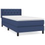 Cama box spring con colchón tela azul 80x200 cm de , Camas y somieres - Ref: Foro24-3129911, Precio: 292,01 €, Descuento: %