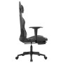 Silla gaming con reposapiés cuero sintético negro camuflaje de , Sillones para videojuegos - Ref: Foro24-3143710, Precio: 118...