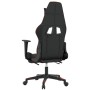 Silla gaming con reposapiés cuero sintético negro rojo tinto de , Sillones para videojuegos - Ref: Foro24-3143771, Precio: 14...