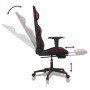 Gaming chair with footrest synthetic leather black red red by , Gaming chairs - Ref: Foro24-3143771, Price: 136,99 €, Discoun...