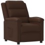 Brown Faux Leather Recliner by , Armchairs - Ref: Foro24-342365, Price: 234,99 €, Discount: %