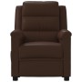 Brown Faux Leather Recliner by , Armchairs - Ref: Foro24-342365, Price: 234,99 €, Discount: %