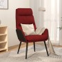 Sillón de relax de tela rojo tinto de , Sillones - Ref: Foro24-341127, Precio: 114,19 €, Descuento: %