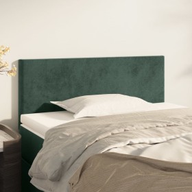 Cabecero de terciopelo verde oscuro 90x5x78/88 cm de , Cabeceros y pies de cama - Ref: Foro24-345761, Precio: 44,99 €, Descue...