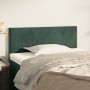 Dark green velvet headboard 90x5x78/88 cm by , Headboards and footboards - Ref: Foro24-345761, Price: 44,24 €, Discount: %